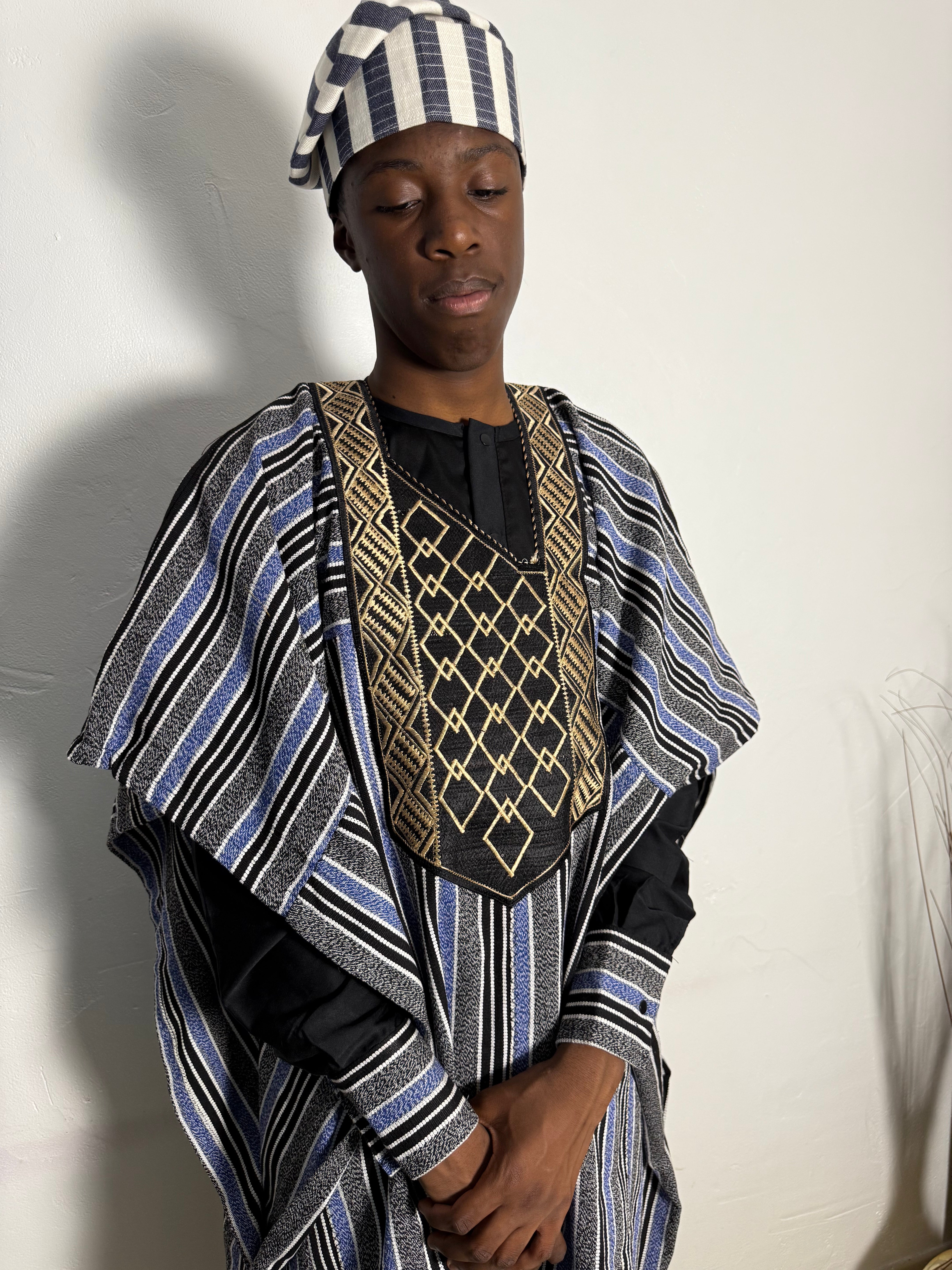 Yacouba - Ensemble traditionnel africain Homme Tunique, Pantalon et Grand Boubou